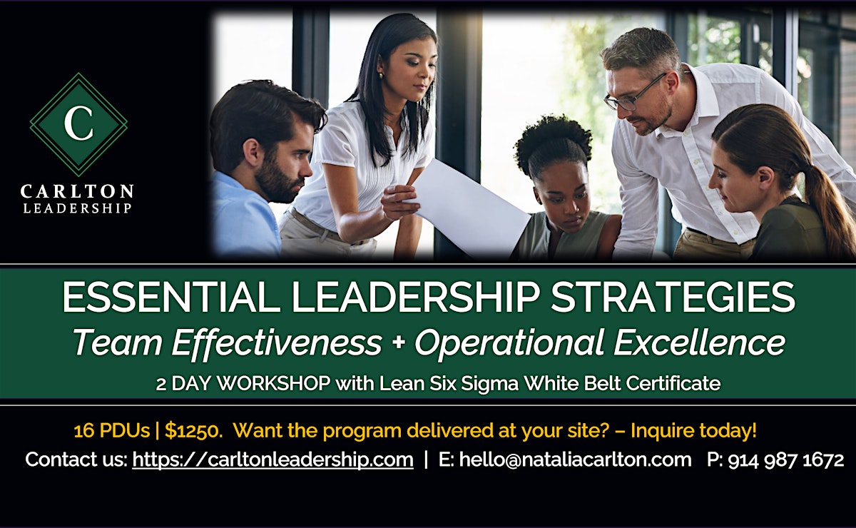 Master Essential Leadership Strategies | March 17 - 18
