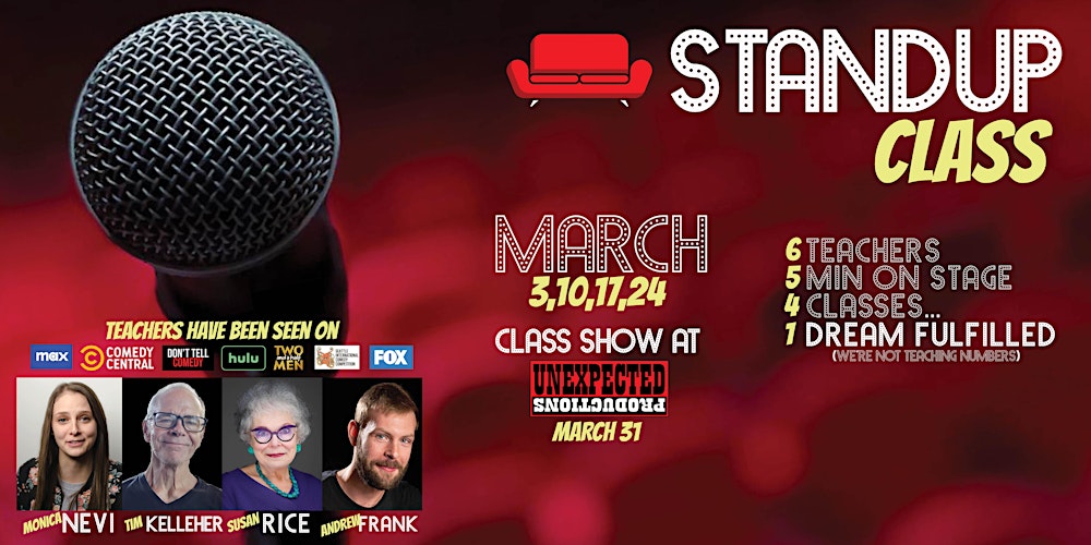 Stand Up Comedy Class! Learn Comedy with Professionals!