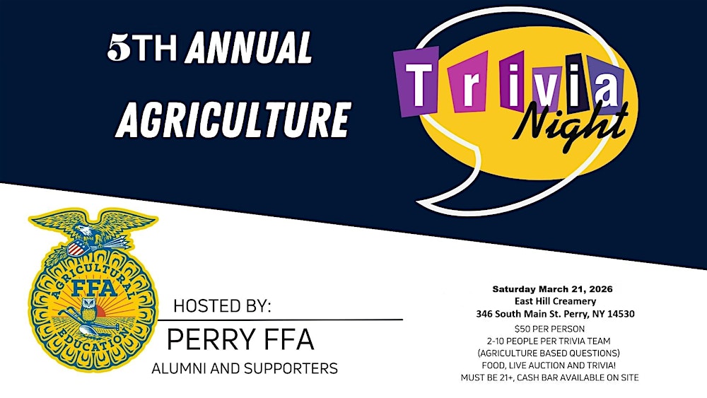 Perry FFA Alumni & Supporters Trivia Night Fundraiser 2026