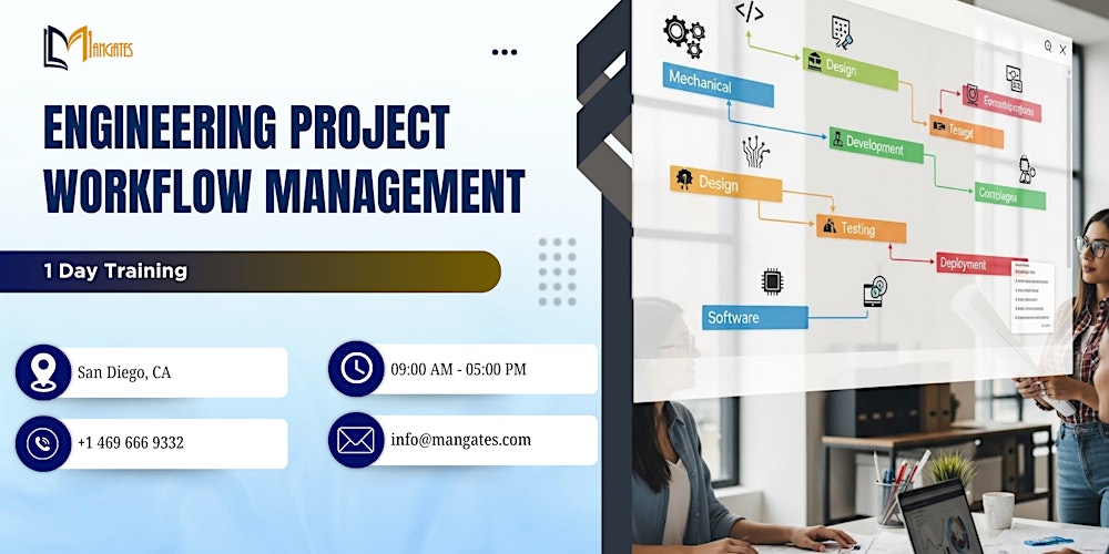 Engineering Project Workflow Management – 1 Day Training, San Diego, CA