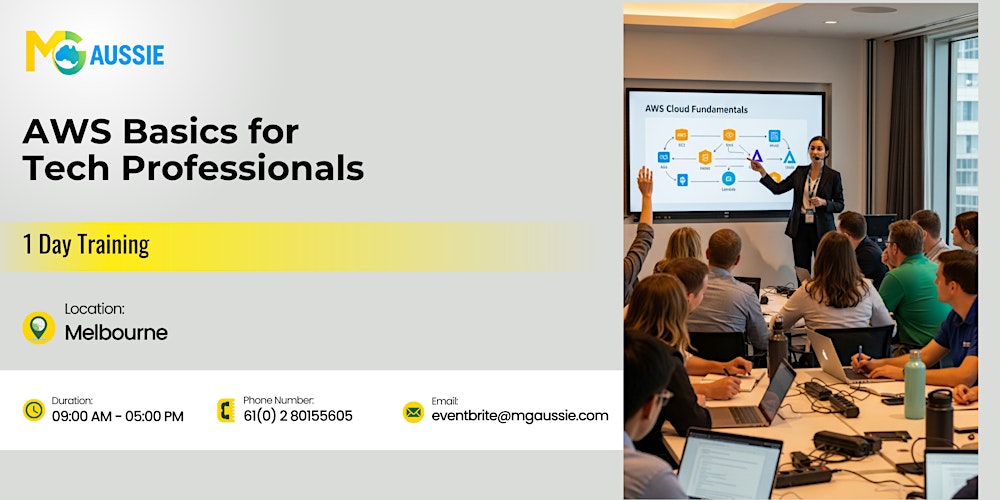 AWS Basics for Tech Professionals: 1 Day Training in Melbourne
