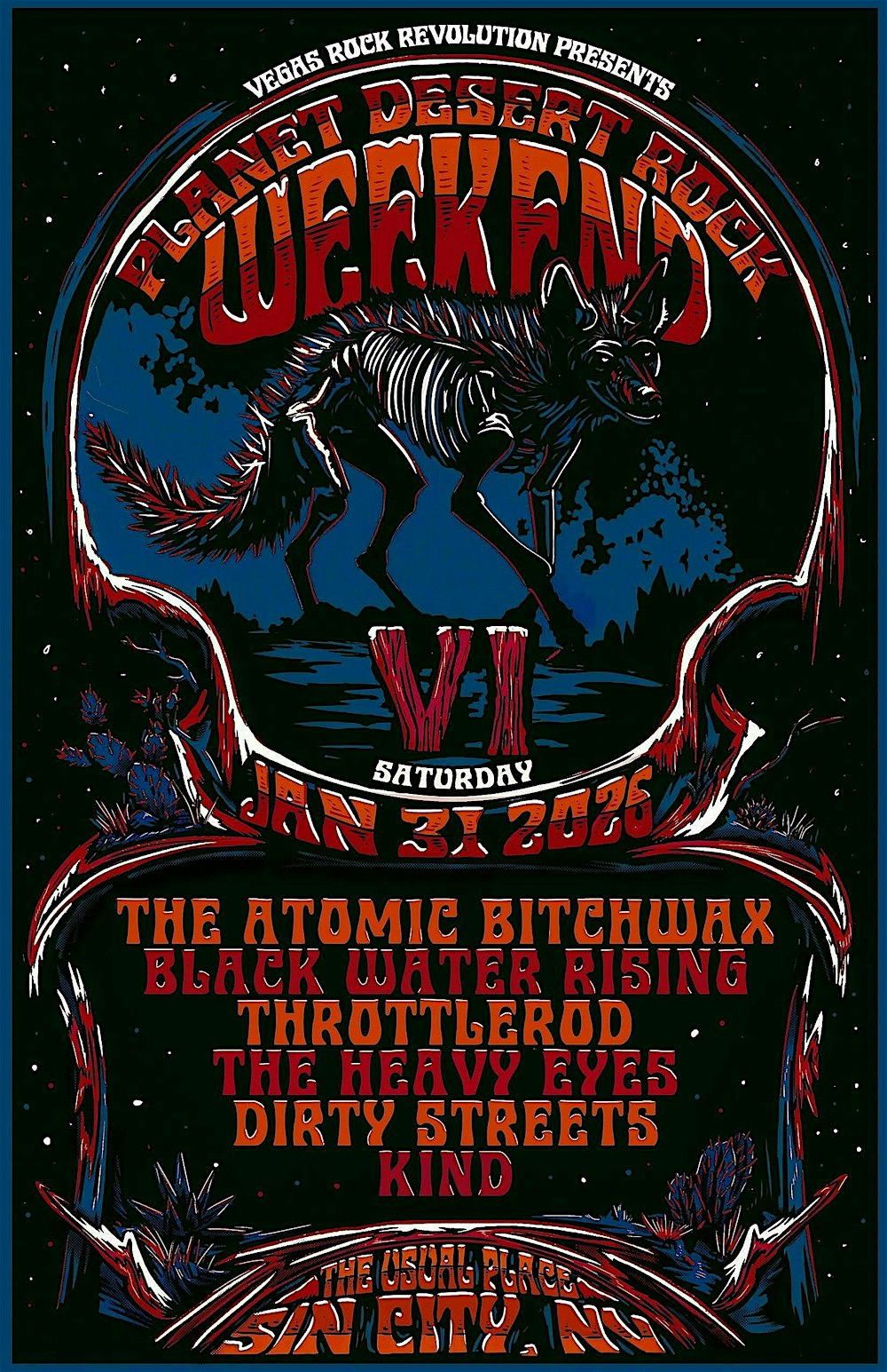 Planet Desert Rock Weekend VI - Night 3 - January 31, 2026