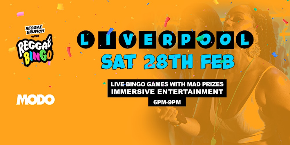 Reggae Bingo - Liverpool - Sat 28th Feb