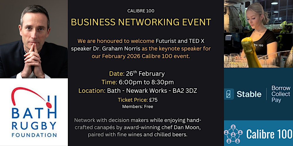 An Evening with  Dr. Graham Norris at Calibre 100