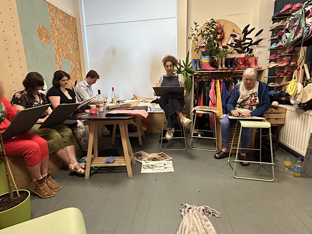 Monthly  Pop up BYOB Lifedrawing Saturday Glasgow Southside 6 - 8 pm