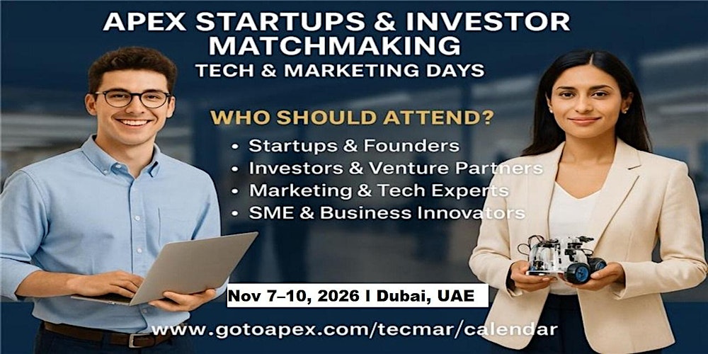 Apex Tech & Marketing Days | Apex Master Expos in Dubai, UAE