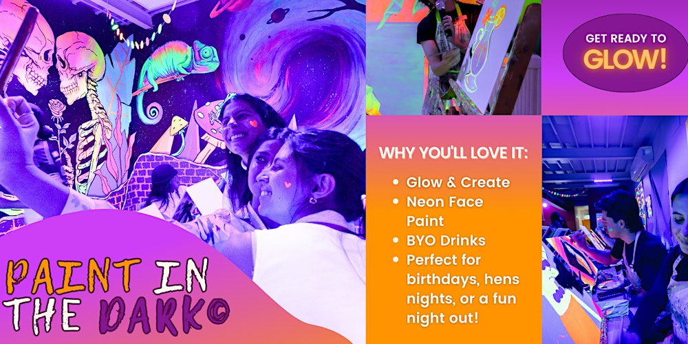 Paint in the Dark© - UV Light Disco Party