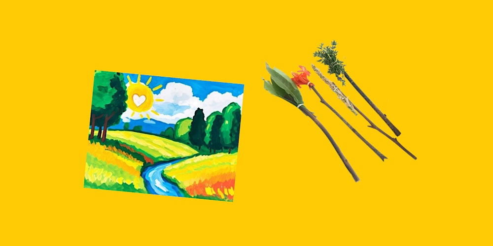 Kids Landscape Painting with Nature (Ages 6-10)