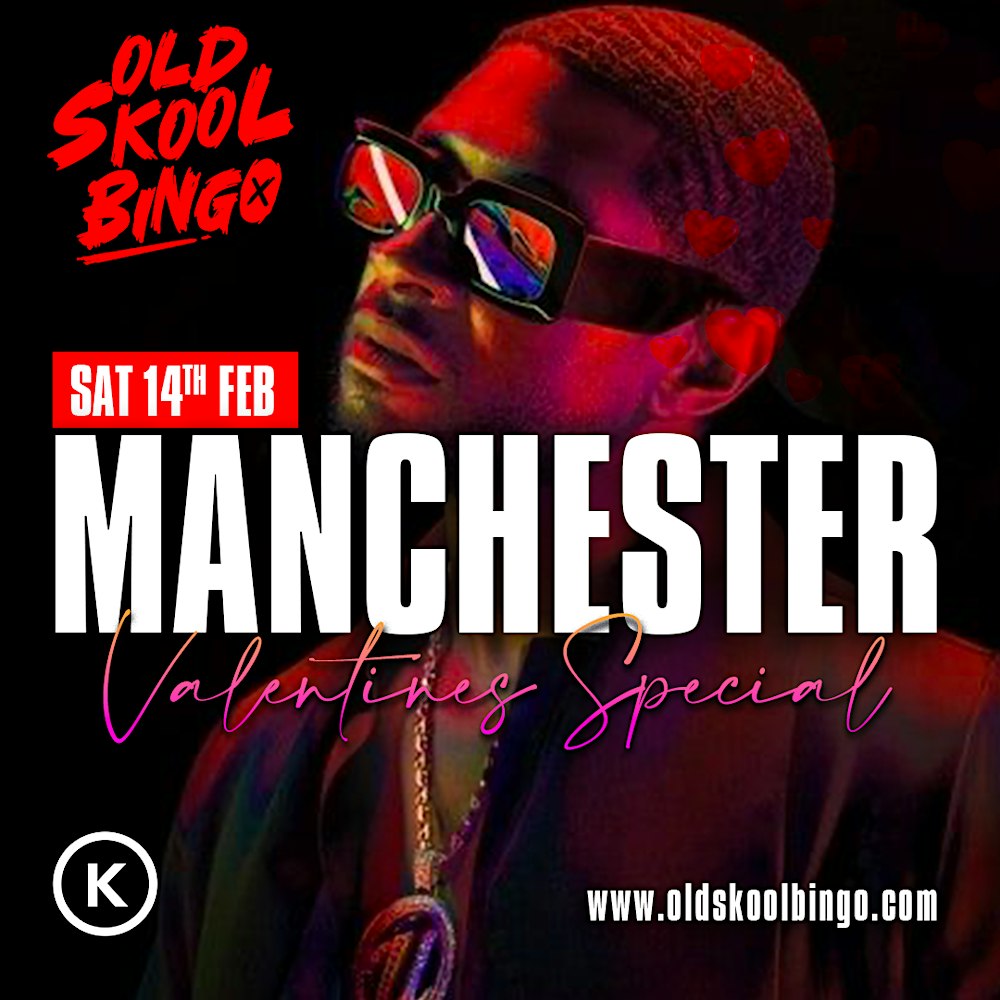 Old Skool Bingo Sat 14th Feb Manchester
