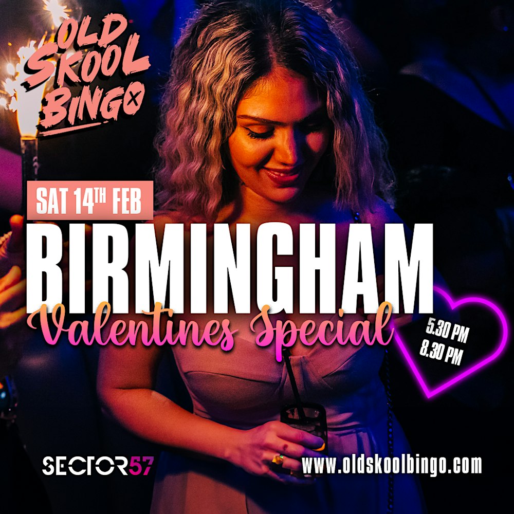 Old Skool Bingo Sat 14th Feb Birmingham