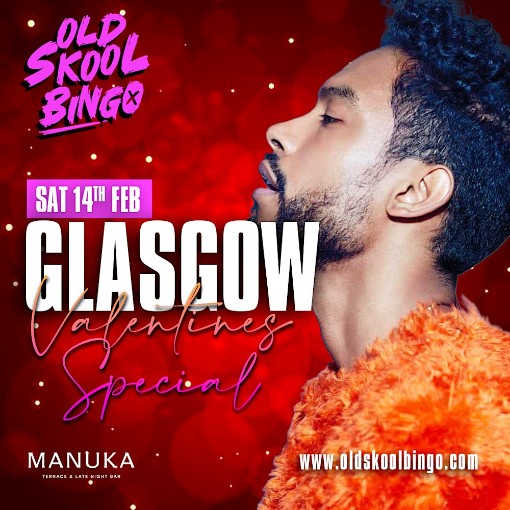 Old Skool Bingo Sat 14th Feb Glasgow