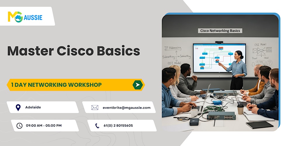 Master Cisco Basics: 1 Day Networking Workshop in Adelaide