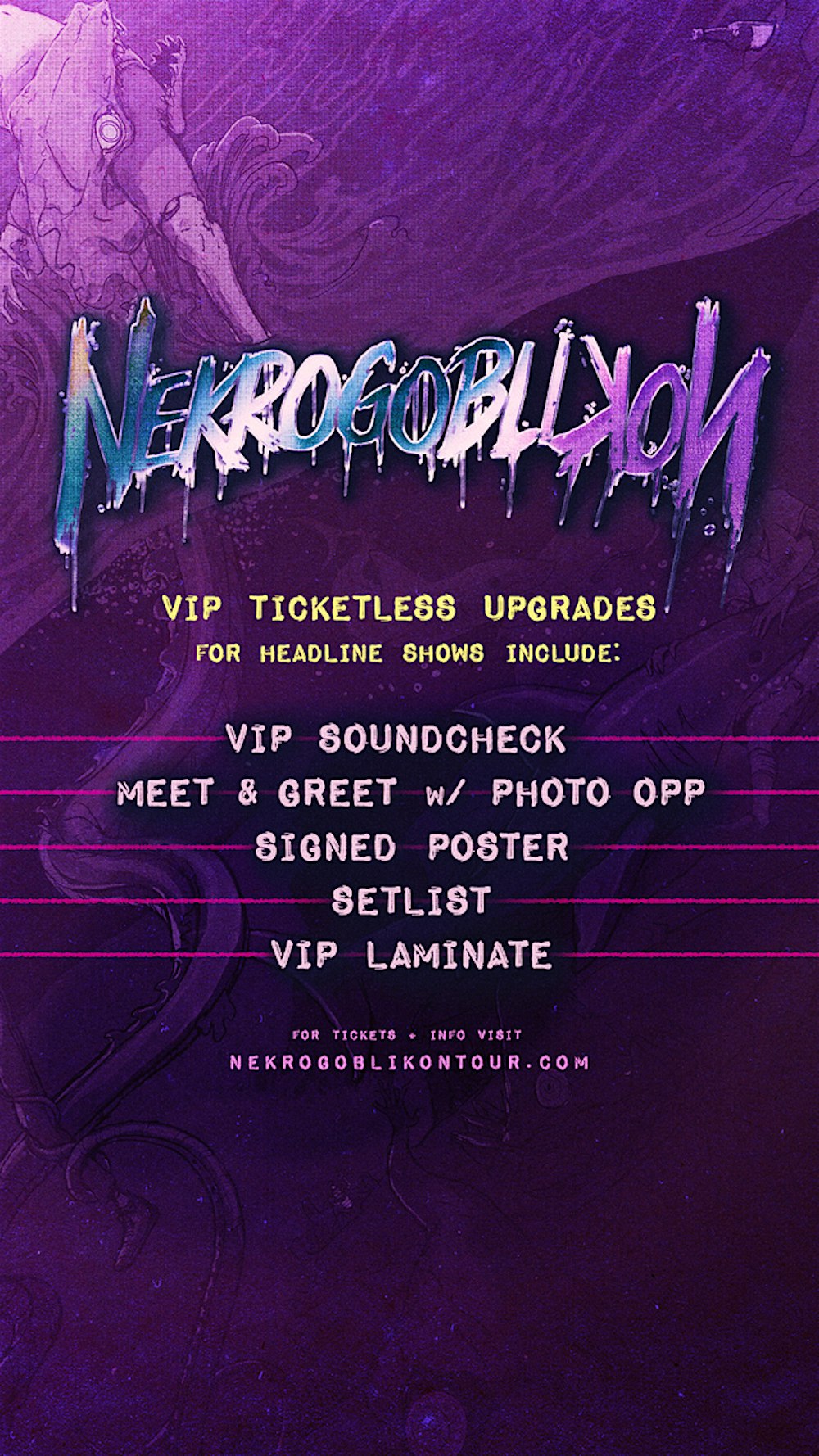 Nekrogblikon M&G Ticketless Upgrade - Nashville, TN