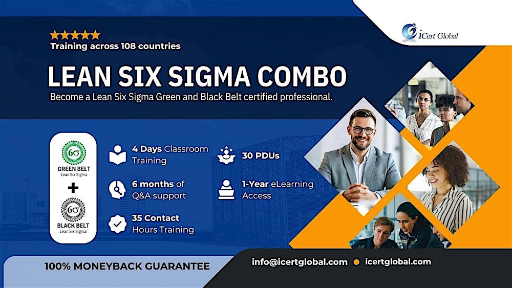 Lean Six Sigma Green & Black Belt Combo Certification in Austin, TX