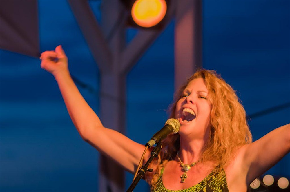 Breathe in the music. Live music in private backyard  with Rebecca Folsom