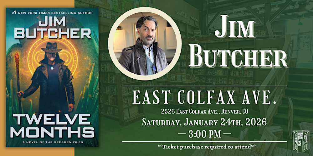Jim Butcher Live at Tattered Cover Colfax