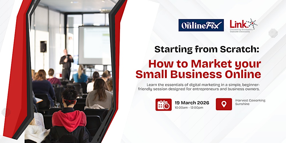 Starting from Scratch: How to Market your Small Business Online (Workshop)