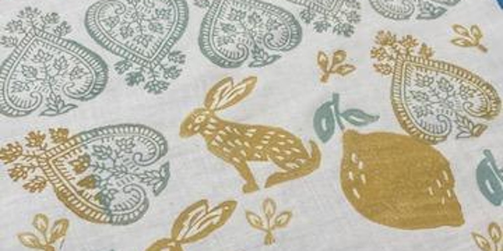 Indian block printing workshop