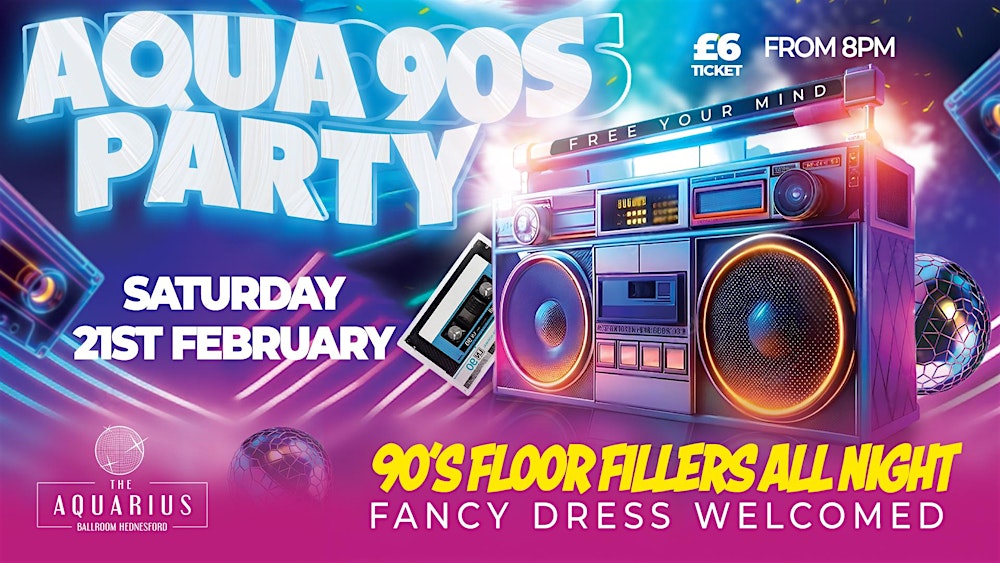 Aqua 90's night