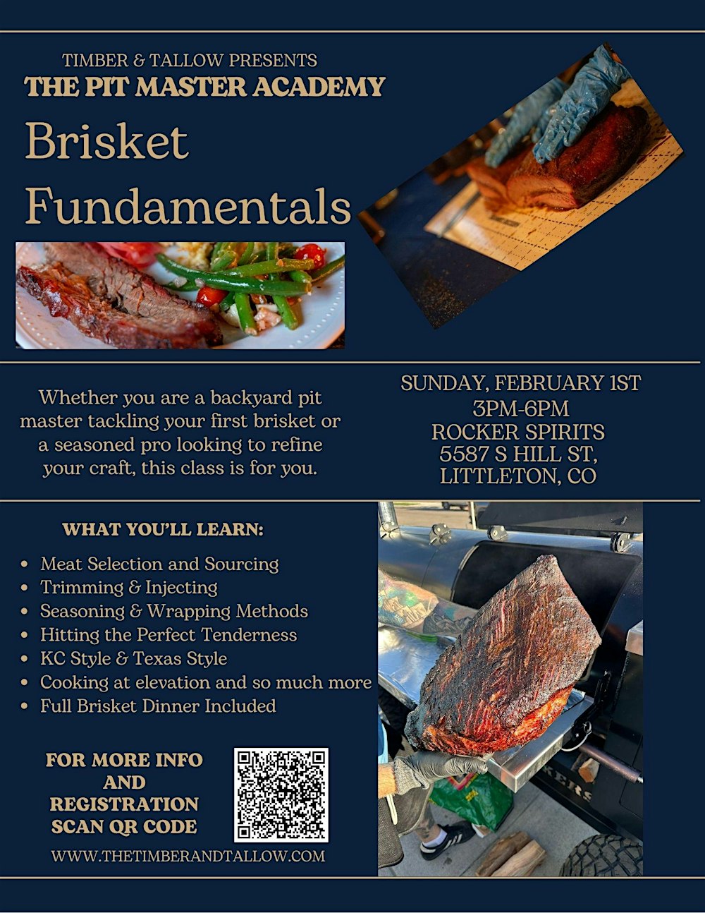 Timber & Tallow Presents The Pit Master Academy: Brisket Fundamentals