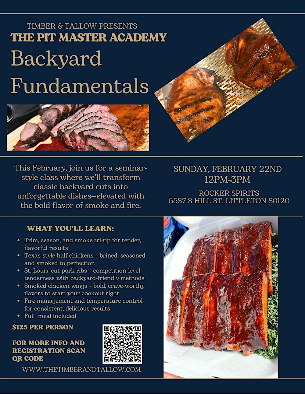 Timber & Tallow Presents The Pit Master Academy: Backyard Fundamentals