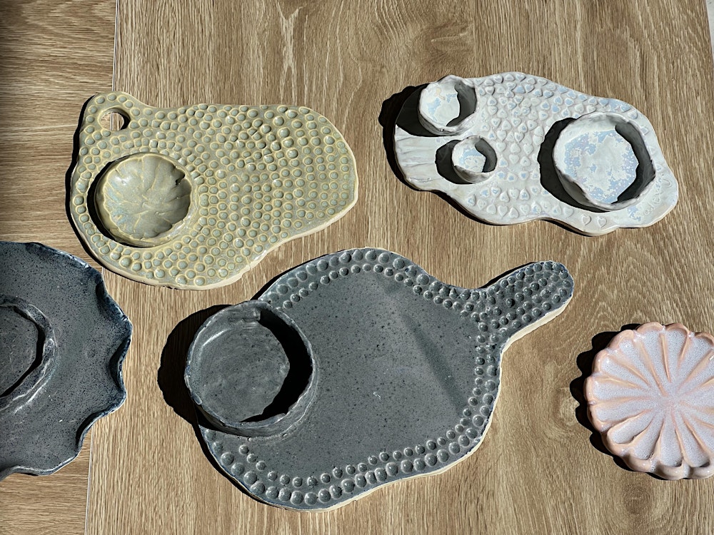 Ceramic Charcuterie Board Pottery Class - Handbuilding Pottery Class