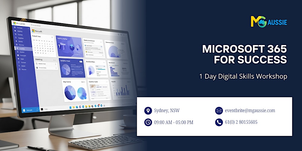 Microsoft 365 for Success: 1 Day Digital Skills Workshop in Sydney, NSW