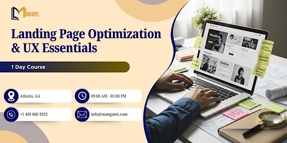 Landing Page Optimization & UX Essentials – 1 Day Course in Atlanta, GA