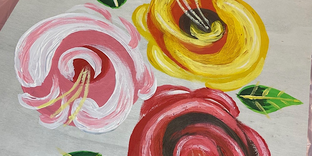 Create at Staircase: Paint Canal Roses