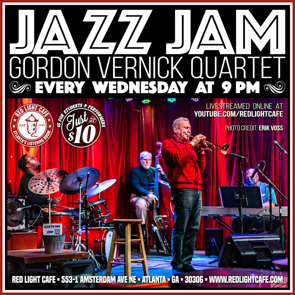 Wednesday Jazz Jam w/ the Gordon Vernick Quartet