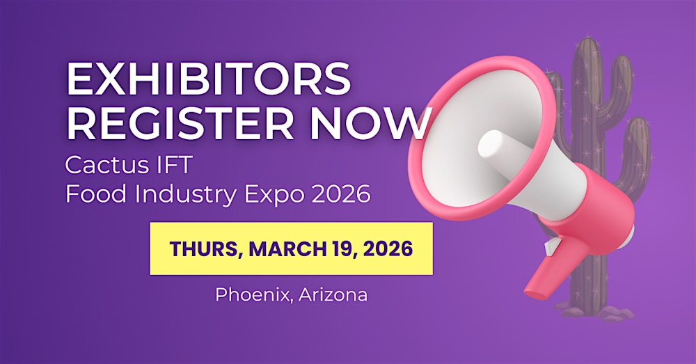 2026 Supplier Night  Exhibitor Registration Cactus IFT