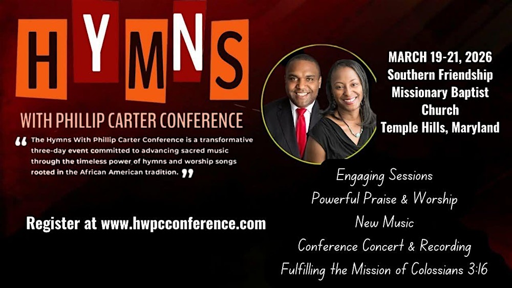 Hymns With Phillip Carter Conference (March 19-21, 2026)