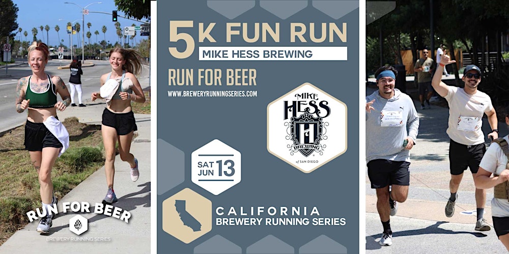 5k Fun Run x Mike Hess Brewing Co | 2026 CA Brewery Running Series