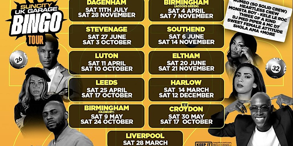 SUN CITY UK GARAGE BINGO | LIVERPOOL| ROMEO SO SOLID CREW