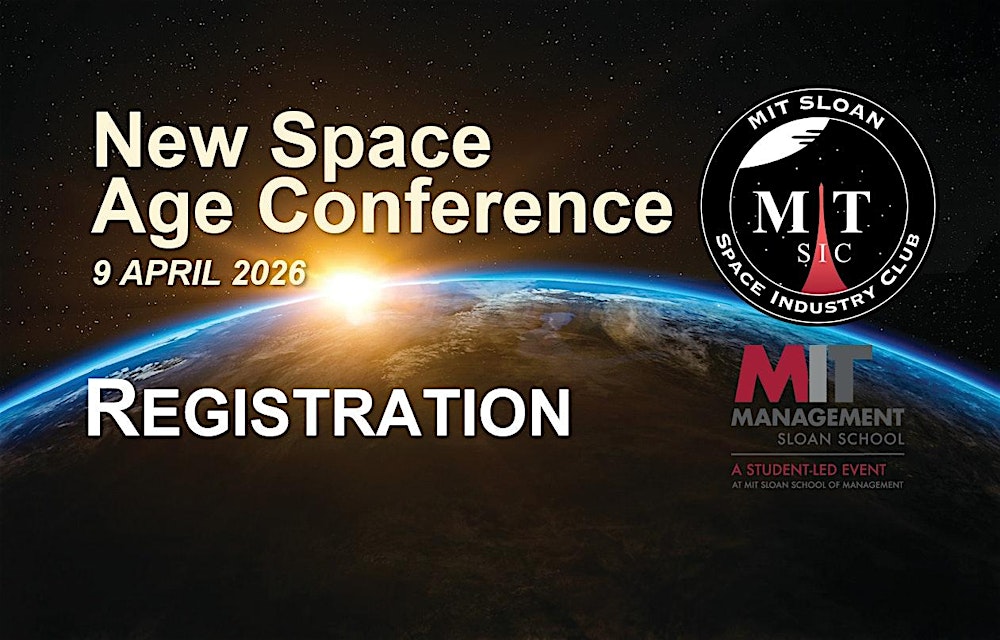 MIT Sloan New Space Age Conference 2026
