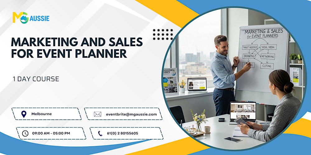 Marketing and Sales for Event Planner: 1 Day Course in Melbourne