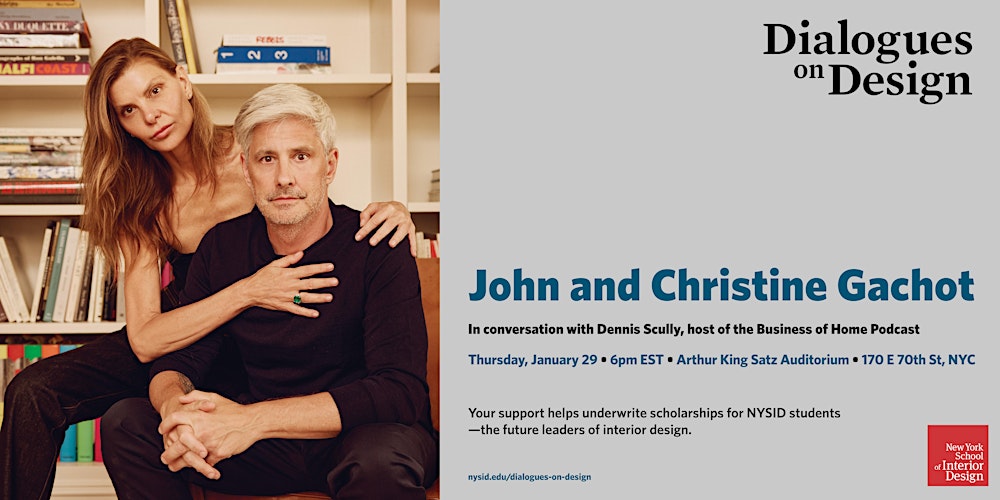 Dialogues on Design: John and Christine Gachot