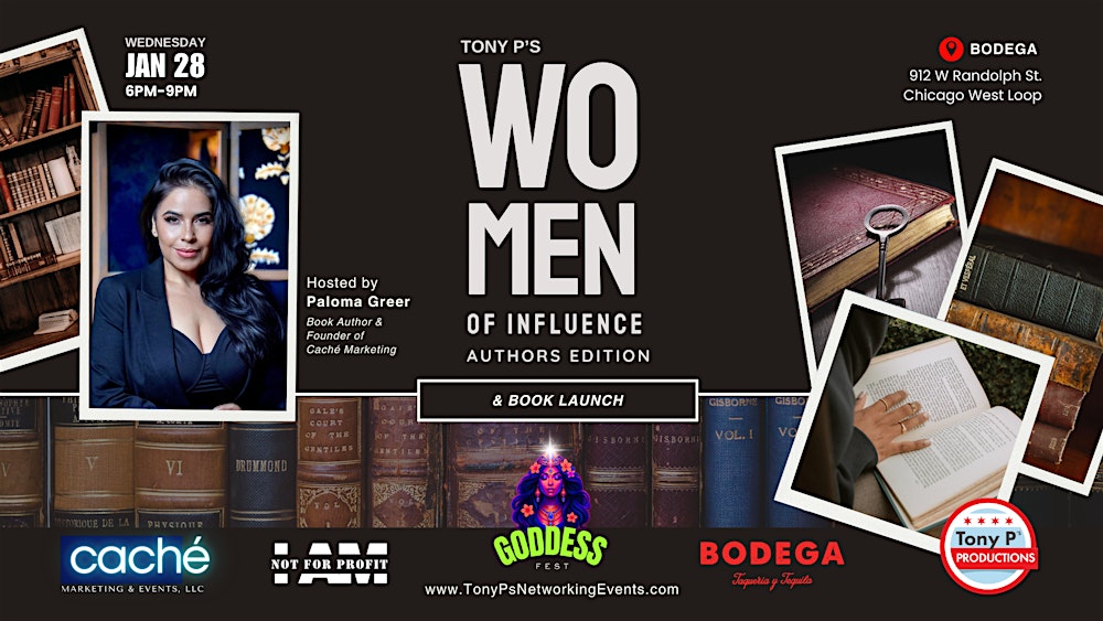 Women of Influence:  Author Edition - Wednesday January 28th