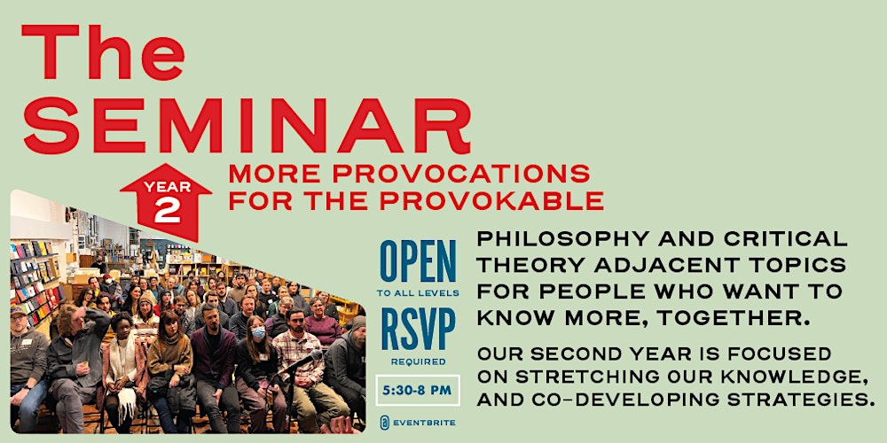 The Seminar: Year 2