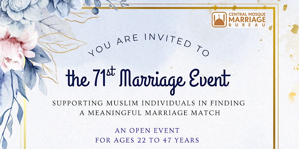 71st Muslim Marriage Event