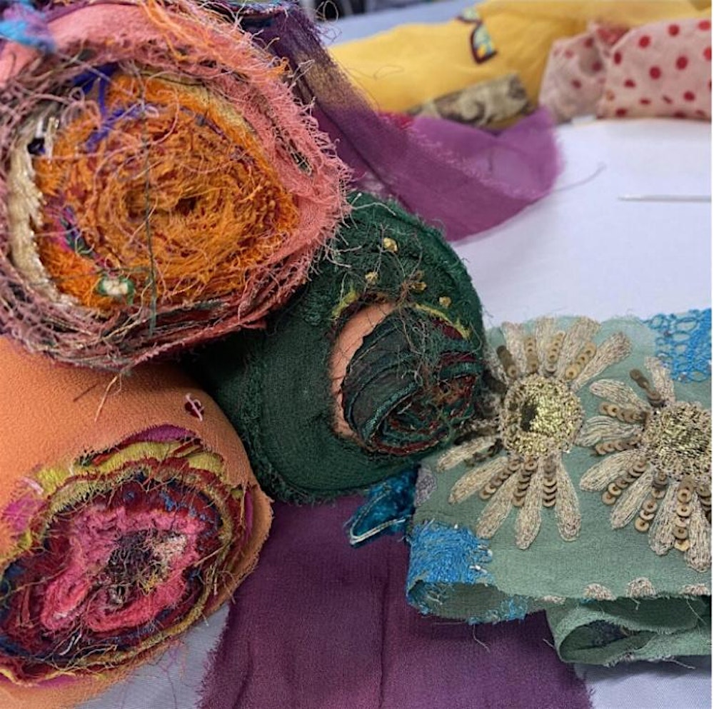 Embroidery Collage: Repurposed and Recycled Textiles