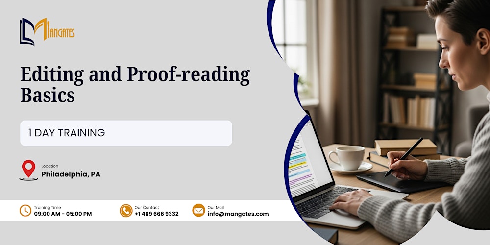 Editing and Proof-reading Basics: 1 Day Training in Philadelphia, PA