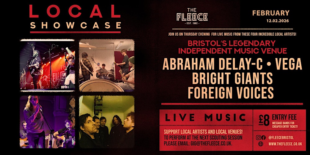 Abraham Delay-C & Support at The Fleece, Bristol