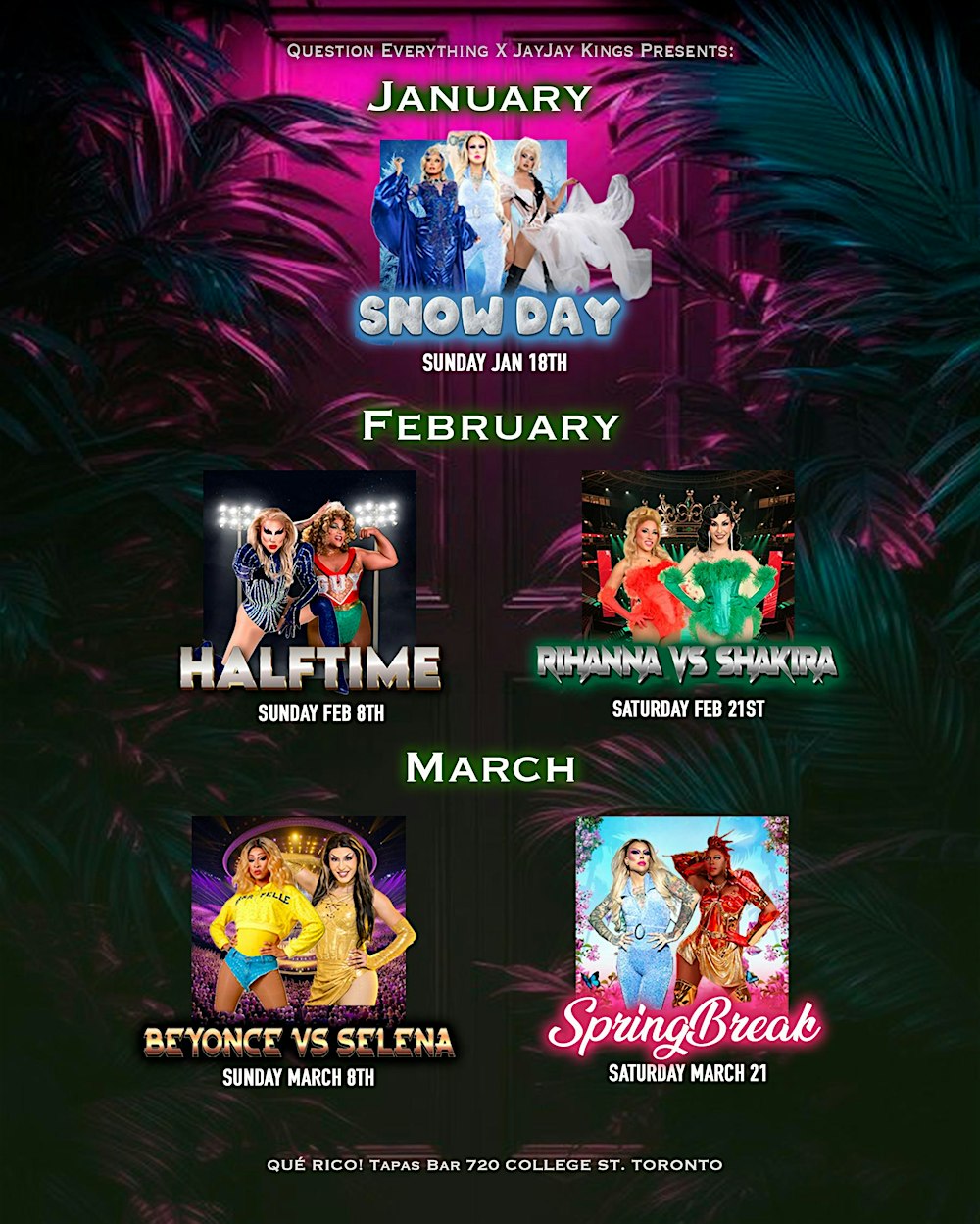 VERSES: Rihanna vs Shakira Bingo & Drag Brunch w Dahlia Doll & Renona!