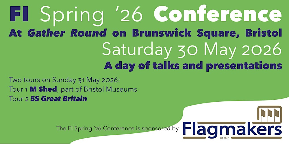 Flag Institute Spring '26 Conference sponsored by Flagmakers
