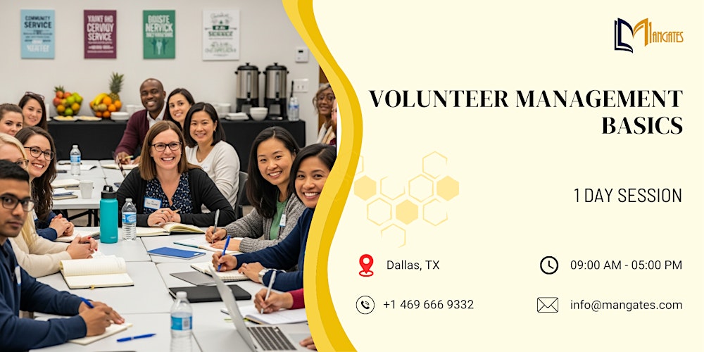 Volunteer Management Basics: 1 Day Session in Dallas, TX