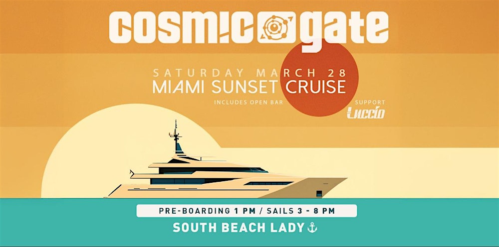 Cosmic Gate Miami Sunset Cruise