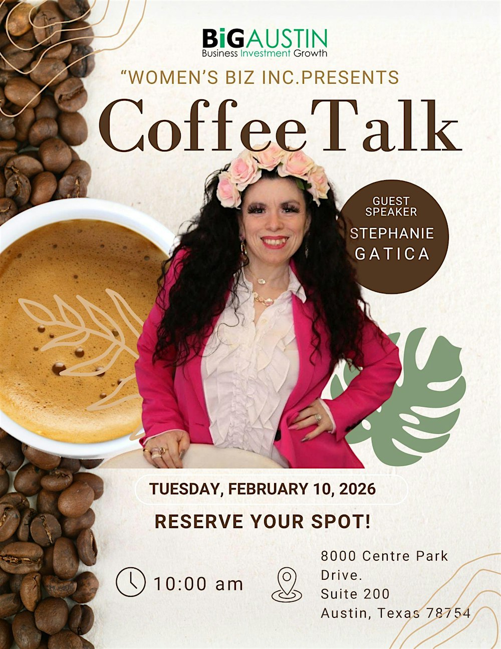 BiGAUSTIN presents: "Coffee Talk" with Stephanie Gatica