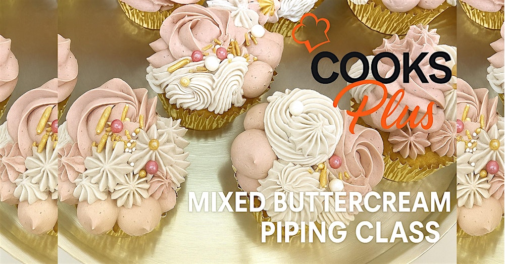 Mixed Piping Buttercream Cupcake Class