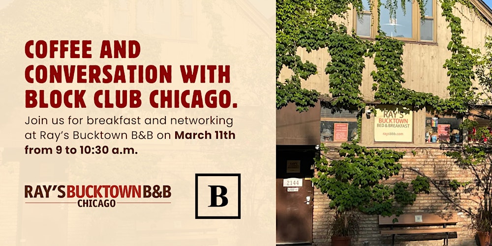 Morning Advertiser Networking at Ray's Bucktown Bed and Breakfast